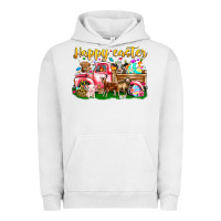Pigment Lunar Rock Happy Easter Animal Car Urban Hoodie - CowhideDigitalArt