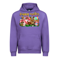 Tulip Happy Easter Animal Car Urban Hoodie - CowhideDigitalArt