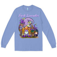Colony Blue fresh lavender gnome Long Sleeve Tee - BarkalooDesign