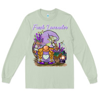 Matcha fresh lavender gnome Long Sleeve Tee - BarkalooDesign