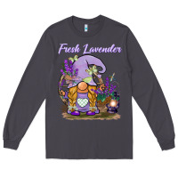 Smoke fresh lavender gnome Long Sleeve Tee - BarkalooDesign