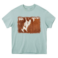 Arona cowhide background Heavy Core Tee - AdoDesignShop
