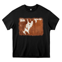 Black cowhide background Heavy Core Tee - AdoDesignShop