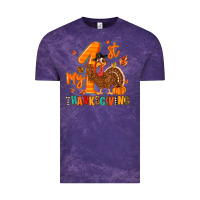 Cloud Purple my first thanksgiving Vintage Tee - MaliasSmallBusiness