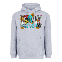 Heather Grey x ray tech Heavyweight Hoodie - OliviaCreatesArt