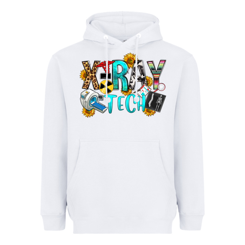 X Ray Tech Heavyweight Hoodie by OliviaCreatesArt | Teevron