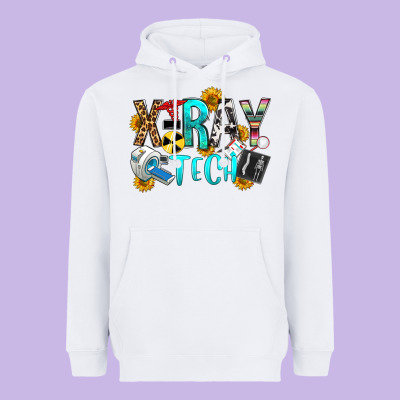 X Ray Tech Heavyweight Hoodie Designed By Oliviacreatesart