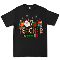 Black teacher Christmas Premium Tee - JahusDesignShop