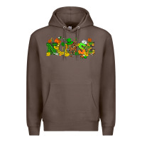 Coffee St. Patricks day nurse Premium Hoodie - HowdyJamesFarm