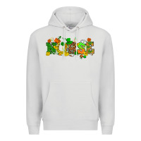 Dove Grey St. Patricks day nurse Premium Hoodie - HowdyJamesFarm