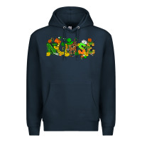 Navy St. Patricks day nurse Premium Hoodie - HowdyJamesFarm