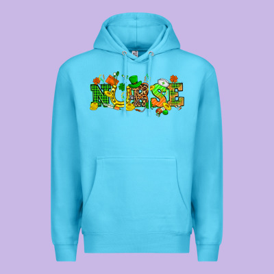 St. Patricks Day Nurse Premium Hoodie Designed By Howdyjamesfarm