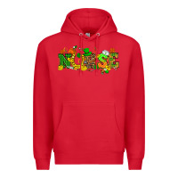 Red St. Patricks day nurse Premium Hoodie - HowdyJamesFarm