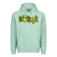 Seafoam St. Patricks day nurse Premium Hoodie - HowdyJamesFarm