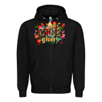 Black cinco de mayo caregiver Zipper Hoodie - CowGirlArtShop