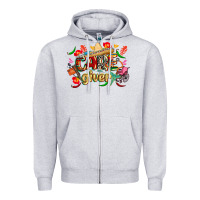 Heather Grey cinco de mayo caregiver Zipper Hoodie - CowGirlArtShop