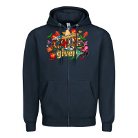 Navy cinco de mayo caregiver Zipper Hoodie - CowGirlArtShop