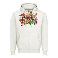 Oatmeal Heather cinco de mayo caregiver Zipper Hoodie - CowGirlArtShop