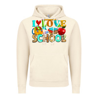 Vintage Artic i love school Vintage Hoodie - NancyCooperArtShop