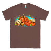 Chestnut thankful pumpkins Classic Tee - MaliasSmallBusiness