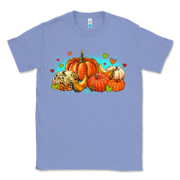Colony Blue thankful pumpkins Classic Tee - MaliasSmallBusiness
