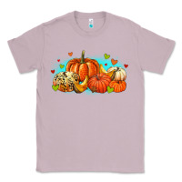 Lilac thankful pumpkins Classic Tee - MaliasSmallBusiness