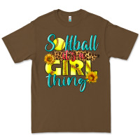 Cacao softball it's a girl thing Premium Tee - LillyAllenDesigns