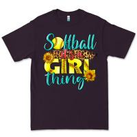 Plum softball it's a girl thing Premium Tee - LillyAllenDesigns
