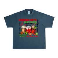 Midnight Navy Christmas coffee Urban Heavy Tee - MaliasSmallBusiness