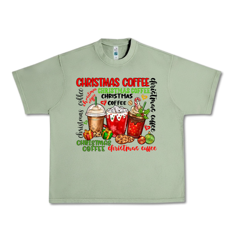Christmas Coffee Urban Heavy Tee by MaliasSmallBusiness | Teevron