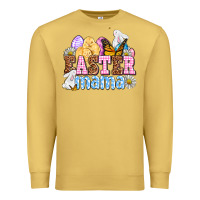 Antique Gold Easter mama Premium Sweatshirt - OliviaCreatesArt