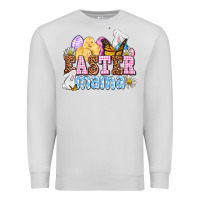Dove Grey Easter mama Premium Sweatshirt - OliviaCreatesArt