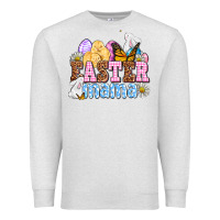 Oatmeal Heather Easter mama Premium Sweatshirt - OliviaCreatesArt
