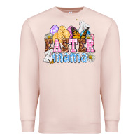 Pale Pink Easter mama Premium Sweatshirt - OliviaCreatesArt