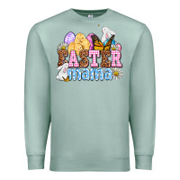 Seafoam Easter mama Premium Sweatshirt - OliviaCreatesArt