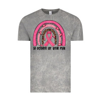 Cloud Rock in october we wear pink rainbow Vintage Tee - JahusDesignShop