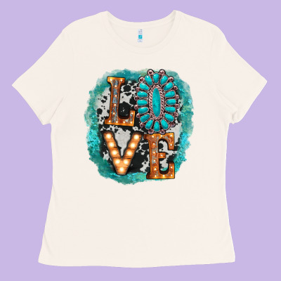 Love Western Ladies Tee Designed By Adodesignshop