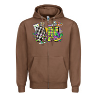 Chestnut registered nurse mardi gras Zipper Hoodie - CowGirlArtShop