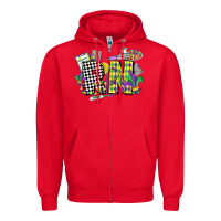 Red registered nurse mardi gras Zipper Hoodie - CowGirlArtShop