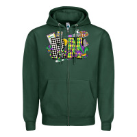 Sports Green registered nurse mardi gras Zipper Hoodie - CowGirlArtShop