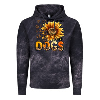Cloud Black life is better with dogs sunflower Vintage Hoodie - MaliasSmallBusiness
