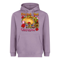 Lavender Blessed and taco obsessed Mexico Heavyweight Hoodie - FaDigitalArtStudio