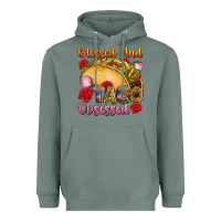 Sage Blessed and taco obsessed Mexico Heavyweight Hoodie - FaDigitalArtStudio