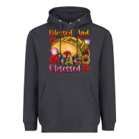 Smoke Blessed and taco obsessed Mexico Heavyweight Hoodie - FaDigitalArtStudio