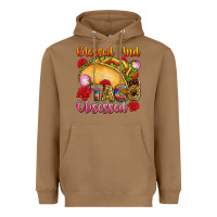 Toasted Coconut Blessed and taco obsessed Mexico Heavyweight Hoodie - FaDigitalArtStudio