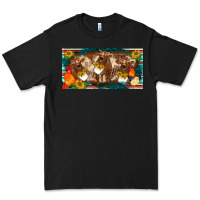 Black western cow cockerel chick  serape leopard sunflowers license plate te Premium Tee - BarkalooDesign