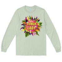 Matcha lunch lady tie dye sunflower Long Sleeve Tee - BarkalooDesign