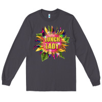 Smoke lunch lady tie dye sunflower Long Sleeve Tee - BarkalooDesign