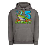 Pigment Tornado Birthday Boy Frog Age 5 Urban Hoodie - LillyAllenDesigns