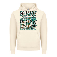 Vintage Artic Howdy Cowhide Turquoise Vintage Hoodie - Jasminsmagicworld